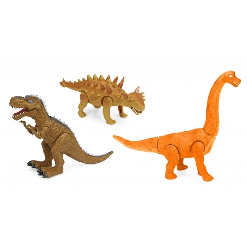 Dinosaurios con luces y sonidos - 3 modelos